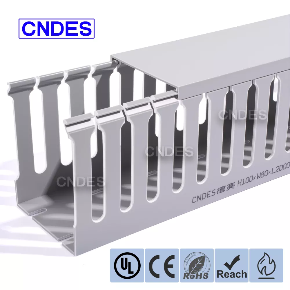 100×80 நெகிழ்வான துளையிடப்பட்ட PVC வயரிங் குழாய்